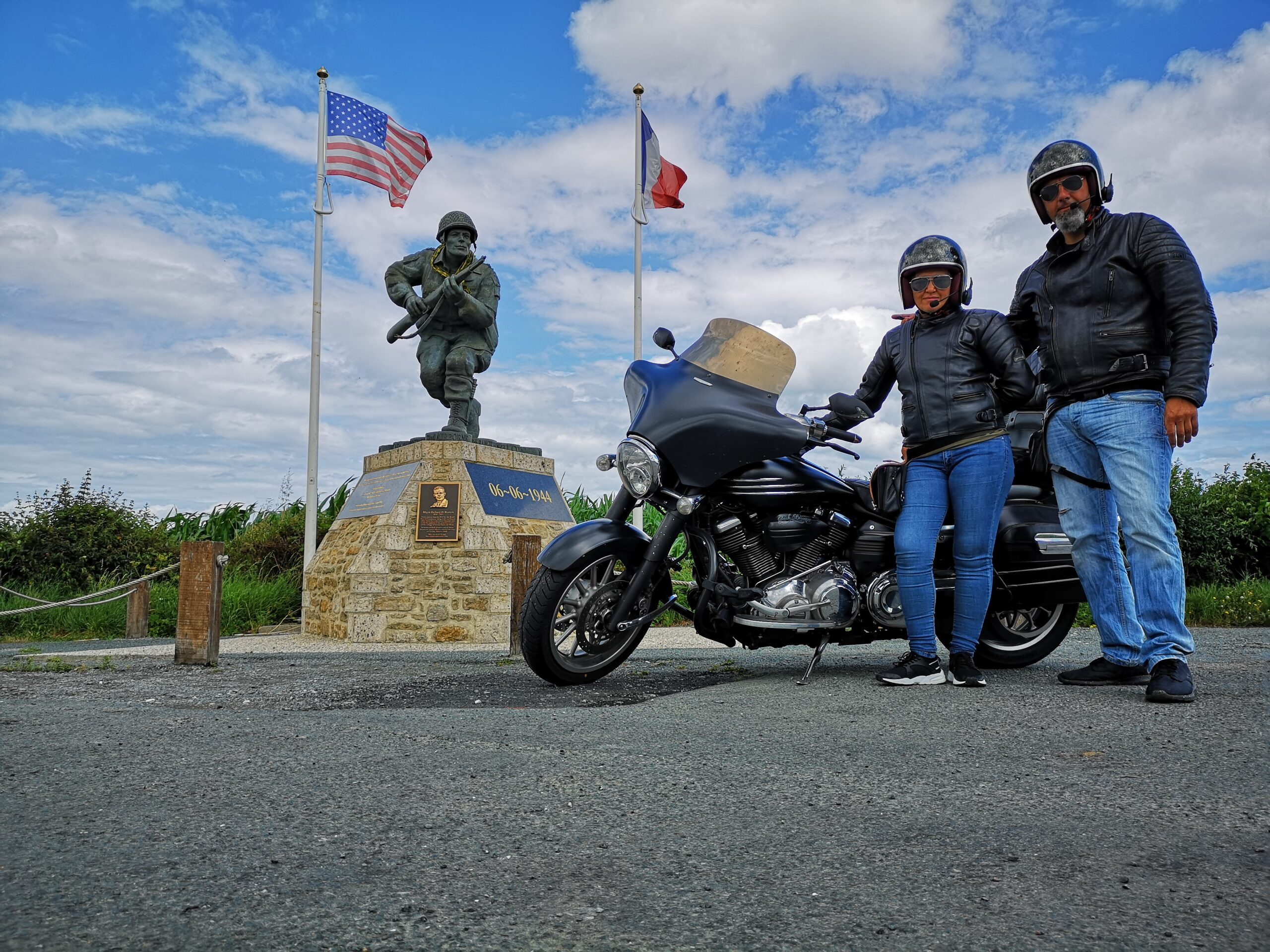 Normandía en moto
